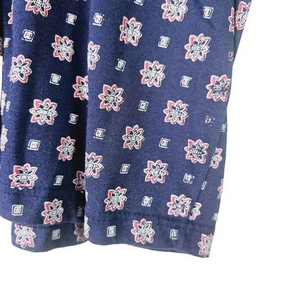 Vtg Original Venezia Sportswear Lane Bryant Floral Burst Short Waist Top, 18/20 - Picture 3 of 7